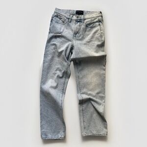 Lucky Brand Zoe High Rise Crop Straight Jeans – Size 4/27 Distressed Light Blue